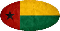 Banderas África Guinea Bissau Oval 01 