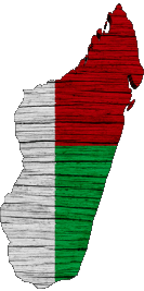 Drapeaux Afrique Madagascar Carte 