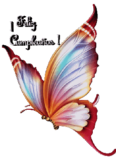 Mensajes Español Feliz Cumpleaños Mariposas 008 