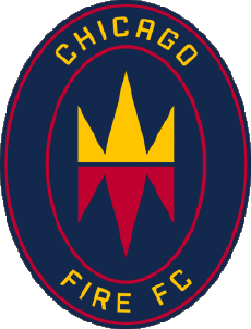 2020-Sports FootBall Club Amériques Logo U.S.A - M L S Chicago Fire FC 