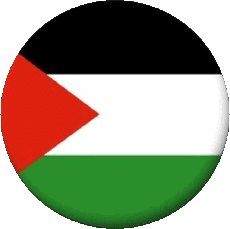 Fahnen Asien Palästina Runde 