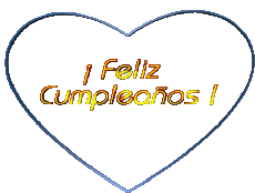 Mensajes Español Feliz Cumpleaños Corazón 001 