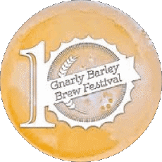 Brew festival Logo 10 Year&#039;s-Boissons Bières USA Gnarly Barley 