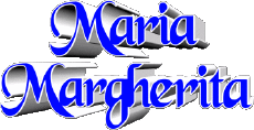 First Names FEMININE - Italy M Composed Maria Margherita 