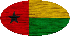 Banderas África Guinea Bissau Oval 01 