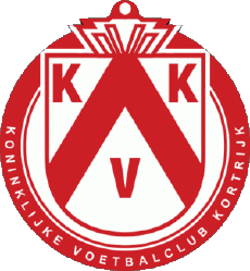 Logo-Sport Fußballvereine Europa Logo Belgien Courtray - Kortrijk - KV Logo