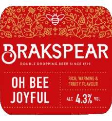 oh bee joyful-Bebidas Cervezas UK Brakspear 