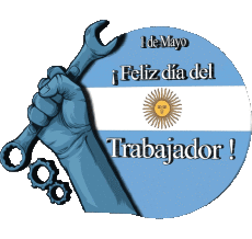 Nachrichten Spanisch 1 de Mayo Feliz día del Trabajador - Argentina 