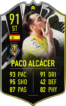 Multi Media Video Games F I F A - Card Players Spain Paco Alcacer 