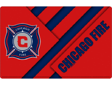 Sports Soccer Club America Logo U.S.A - M L S Chicago Fire FC 