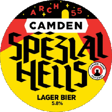 Spezial Hells-Getränke Bier UK Camden Town 