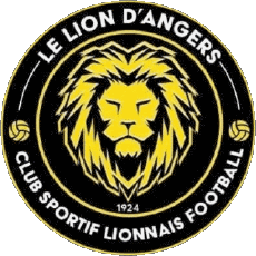 Sports FootBall Club France Logo Pays de la Loire 49 - Maine-et-Loire Cs Le Lion d'Angers 