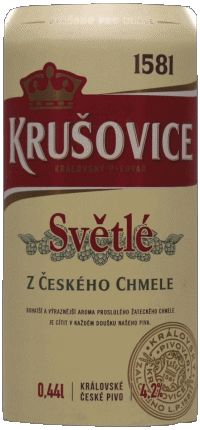 Boissons Bières Tchéquie Krušovice 