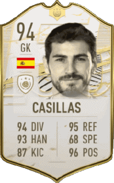 Multi Média Jeux Vidéo F I F A - Joueurs Cartes Espagne Iker Casillas Fernández 