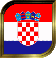 Fahnen Europa Kroatien Plaza 