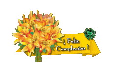 Mensajes Español Feliz Cumpleaños Floral 008 
