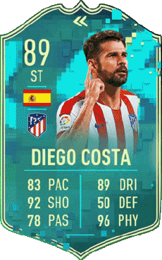 Multi Media Video Games F I F A - Card Players Spain Diego Costa 