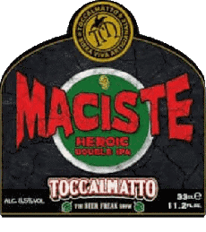 Maciste-Getränke Bier Italien Toccalmatto 