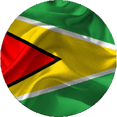 Drapeaux Amériques Guyana Rond 