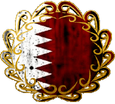 Bandiere Asia Qatar Forma 