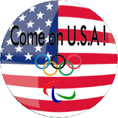 Messagi Inglese Come on U.S.A Olympic Games 02 