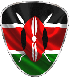 Bandiere Africa Kenia Forma 01 