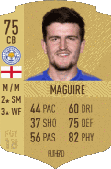 Multi Média Jeux Vidéo F I F A - Joueurs Cartes Angleterre Harry Maguire 