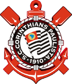 1980 - 1999-Sportivo Calcio Club America Logo Brasile Corinthians Paulista 