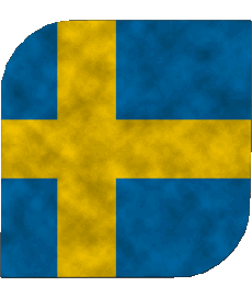 Drapeaux Europe Suède Carré 