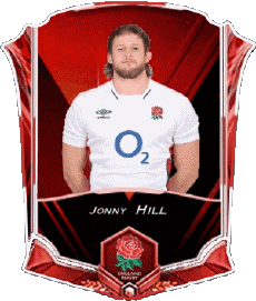 Sports Rugby - Players England Jonny Hill 