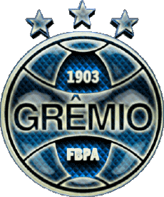 Sports Soccer Club America Logo Brazil Grêmio  Porto Alegrense 