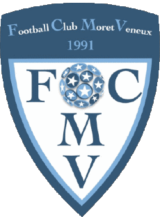 Sports FootBall Club France Logo Ile-de-France 77 - Seine-et-Marne FC Moret Veneux 
