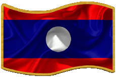 Flags Asia Laos Rectangle 