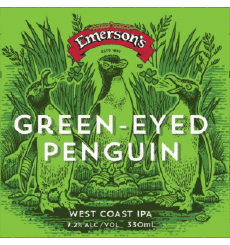 Green Eyed Penguin-Bevande Birre Nuova Zelanda Emerson's 