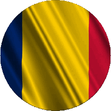 Flags Europe Romania Round 