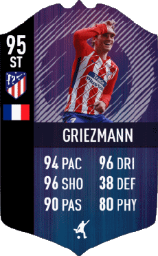 Multi Media Video Games F I F A - Card Players France Antoine Griezmann 