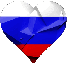 Bandiere Europa Russia Cuore 