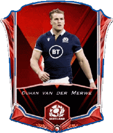 Sportivo Rugby - Giocatori Scozia Duhan van der Merwe 