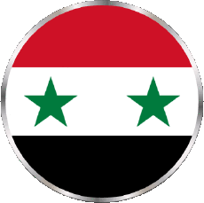 Bandiere Asia Siria Tondo 