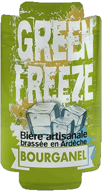 Green Freeze-Getränke Bier Frankreich Bourganel 