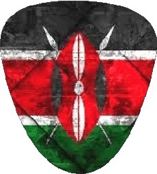 Fahnen Afrika Kenia Form 01 
