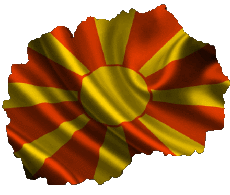 Flags Europe Macedonia Map 