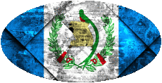 Banderas América Guatemala Oval 