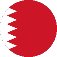 Fahnen Asien Bahrain Runde 