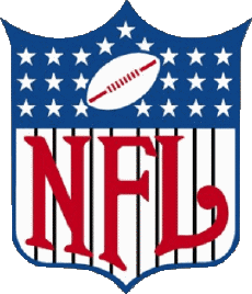 1960-Sports FootBall U.S.A - N F L National Football League Logo 
