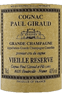 Bebidas Cognac Paul Giraud 