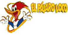 Multi Média Dessins Animés TV Cinéma Woody Woodpecker Logo Espagnol 