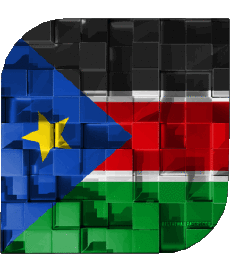 Fahnen Afrika Südsudan Platz 
