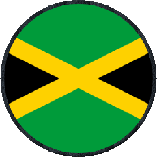 Fahnen Amerika Jamaika Runde 