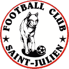 Sports FootBall Club France Logo Auvergne - Rhône Alpes 73 - Savoie Saint-Julien-Mont-Denis FC 